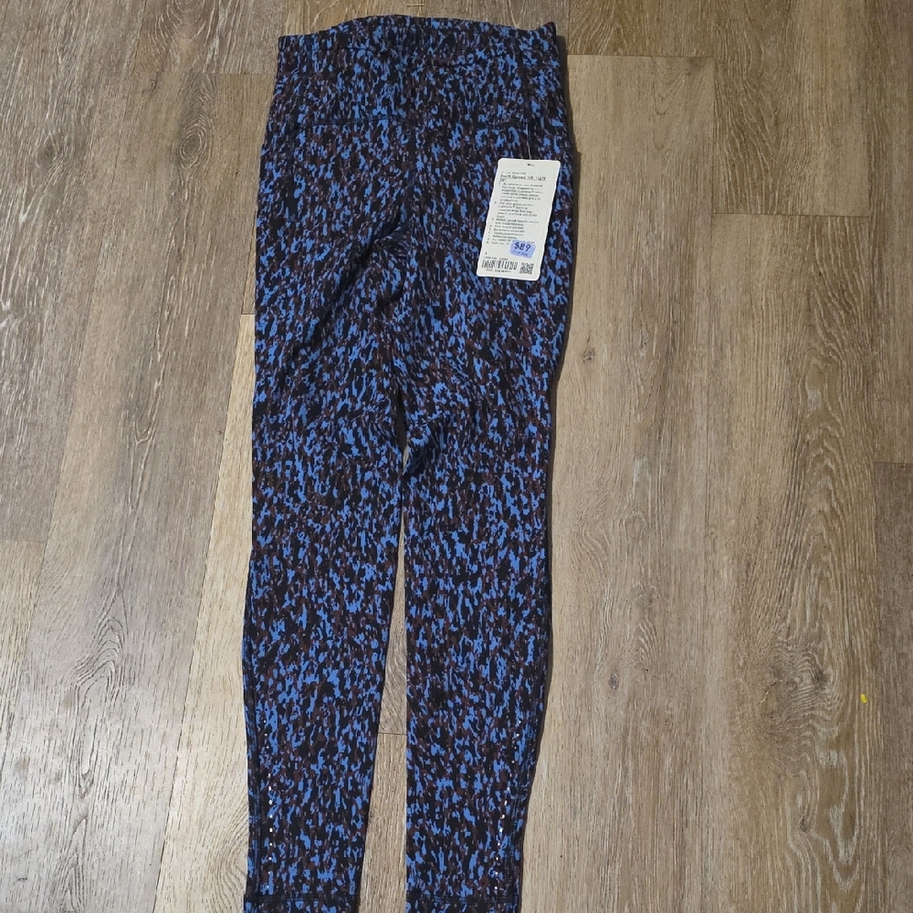 Lululemon Swift Speed Hr Tight 28" In Leopard Blue Camo Nile